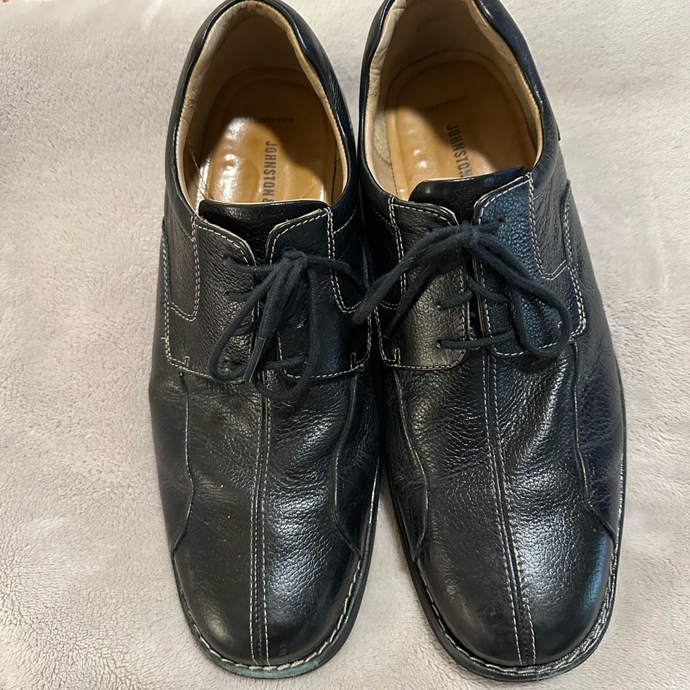Men's Johnston & Murphy Black Leather Shoes